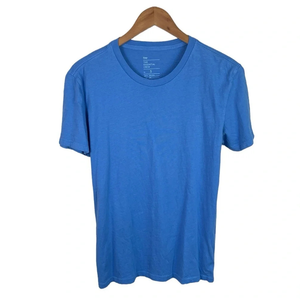 TS257 Mens GAP The Essential Crew Neck Plain T Shirt S